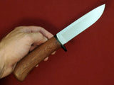 # B-041. Hunting knife. 5.1". D2. 62 HRC. G10 Guard. Katalox wood.